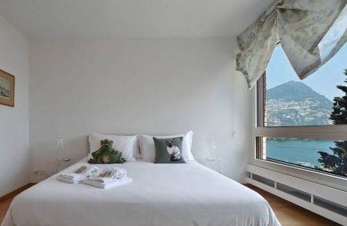 Lugano City-Centre Apartment | Luxury Lake View Motta Apartment in Lugano