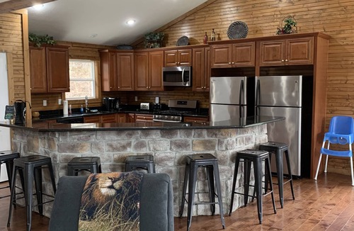 La Follette House | Luxury Lakefront 9 Bedroom 8 bathroom with 2-Story Dock & Arcade Room Sleeps 28