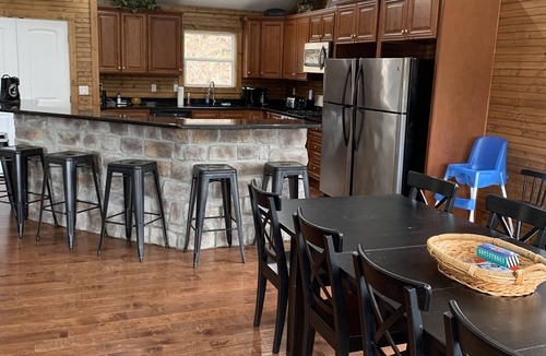 La Follette House | Luxury Lakefront 9 Bedroom 8 bathroom with 2-Story Dock & Arcade Room Sleeps 28