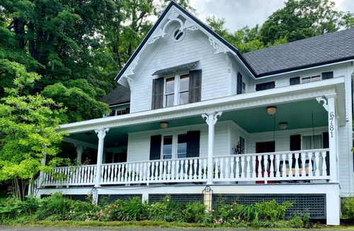 Cooperstown House | Luxury lakefront home in Cooperstown with private dock/deck +16' trampoline/raft