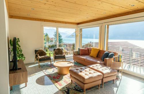 Niederried bei Interlaken Ski Chalet | Luxury Lakeview Chalet with AC & SPA near Interlaken