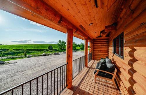 Tetonia House | Luxury Log Cabin Epic Views Hot Tub