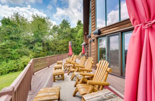 Hope House | Luxury Log Cabin w/EV Charger & Mtn Views!