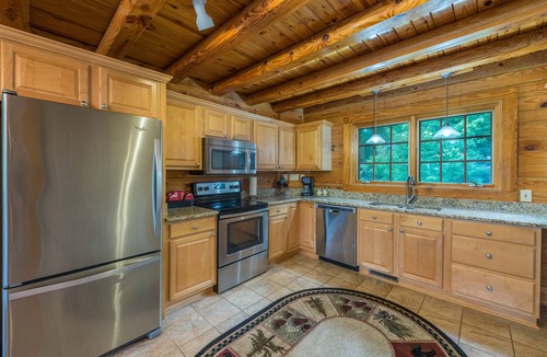 Lake Lure Cabin | Luxury Log Cabin with spectacular mountain views!