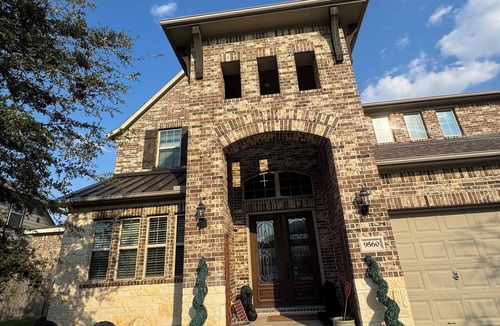 Katy House | Luxury Mansion/high ceiling 22ft/private gym/bbq grill/huge patio/
