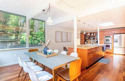 Redwood City Villa | Luxury Mid-Century Modern Home w/XL Deck