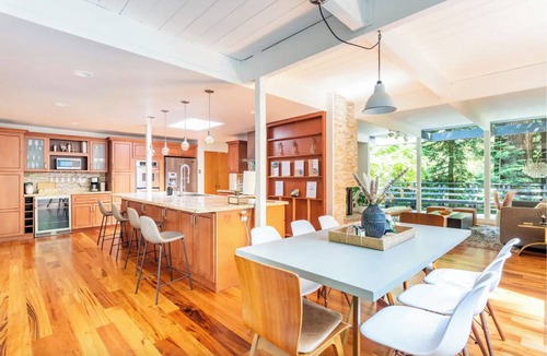 Redwood City Villa | Luxury Mid-Century Modern Home w/XL Deck