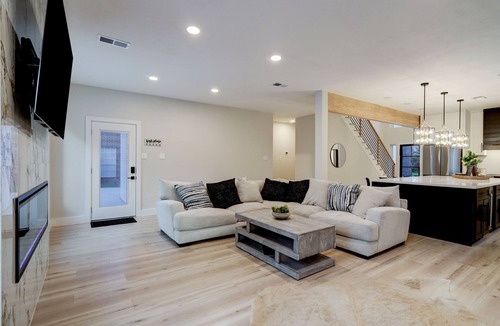 Memorial Parkway House | Luxury Modern Farmhouse + Game Room + Chef Kitchen