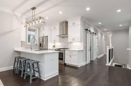 Downtown Columbus House | Luxury Modern Harrison West Townhome