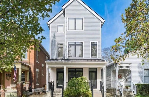 Downtown Columbus House | Luxury Modern Harrison West Townhome
