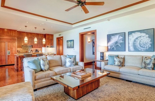 Montage Kapalua Bay Condo | Luxury Oceanfront 3-Bedroom Villa at The Resort at Kapalua Bay with Housekeeping, Spa, Rental Car Included | MON-1304 by KBM