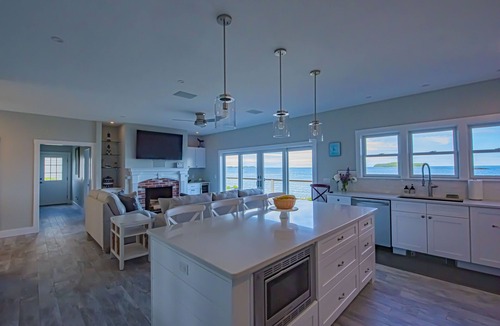 Jonesport House | Luxury Oceanfront Home + Loft in Maine - Private, Beach, Oceanfront