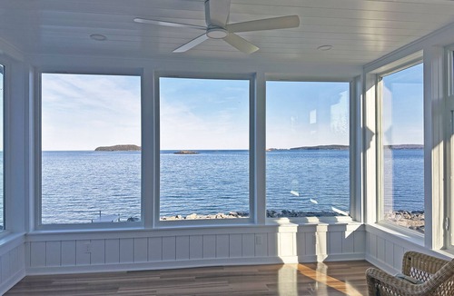 Jonesport House | Luxury Oceanfront Home + Loft in Maine - Private, Beach, Oceanfront
