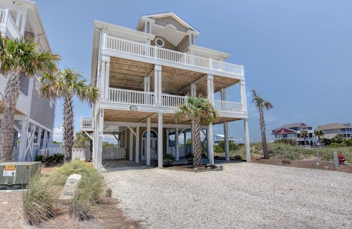 Ocean Isle Beach House | Luxury Oceanview 5BR, 2 Masters, Elevator, Huge Private Pool
