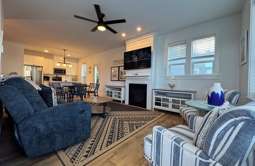 Olivia Beach House | Luxury Olivia Beach Retreat - Hot Tub, Game Room & Pet Friendly