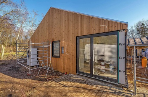 Spøttrup House | Luxury pool house for 20 people with activity room and 6-person outdoor spa