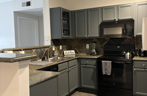 Braeswood Place Condo | Luxury! Pool View! Great Location! Minutes from NRG Stadium!