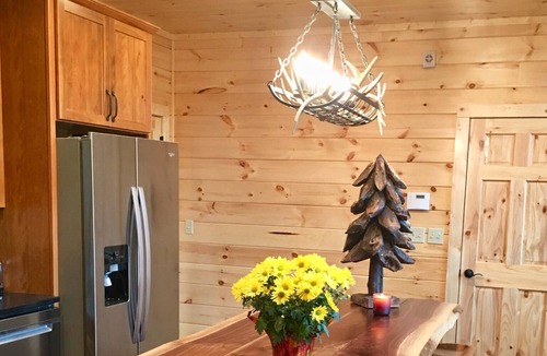 Gatlinburg Cabin | Luxury Private Cabin with Mt.Le Conte views! 5 Stars, Hot Tub, Theatre/Game Room