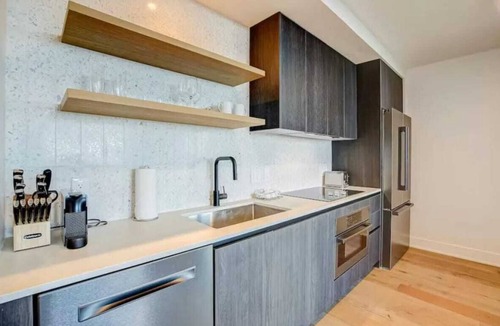 Rainey Street Historic District Condo | Luxury Rainey Condo Pool & Gym Walk to Bars