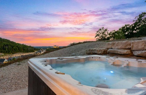Table Rock House | Luxury Retreat w Million Dollar View Indoor Pool Basketball Court Hot Tub Sleeps 52 Free Tickets