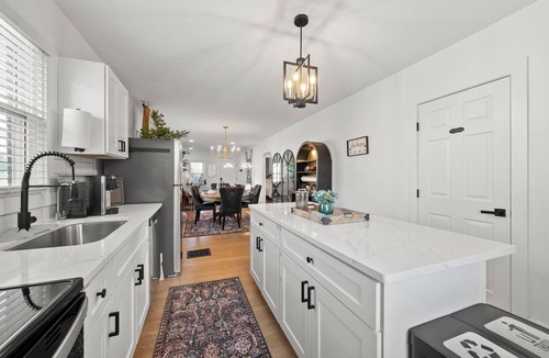 Merion Village House | Luxury Retreat with Hot Tub, Movie Theater, Pet-Friendly near German Village