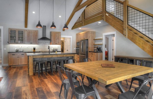 South Fork House | Luxury Riverfront Retreat | Private Hot Tub | Media Room | Mountain Views