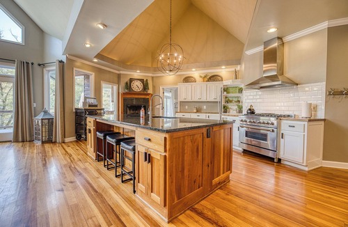 Mineral Bluff House | Luxury Riverfront Pool Theater Games Hot Tub