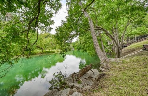 Canyon Lake House | Luxury Riverfront Villa with Firepit & Gameroom!