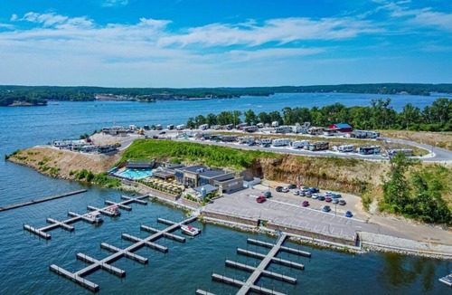 Gravois Mills RV Rental | Luxury RV SITE ONLY at Millstone Marina & RV Resort