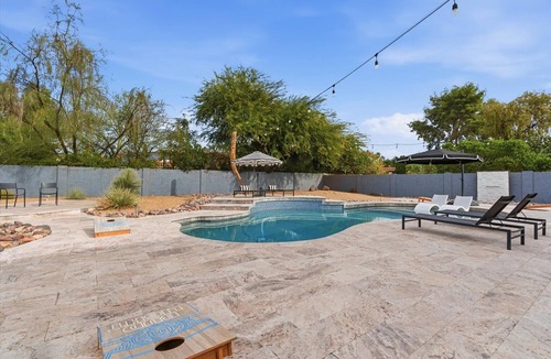 Buenavante House | Luxury Scottsdale Retreat with Heated Pool in Quiet Buenavante