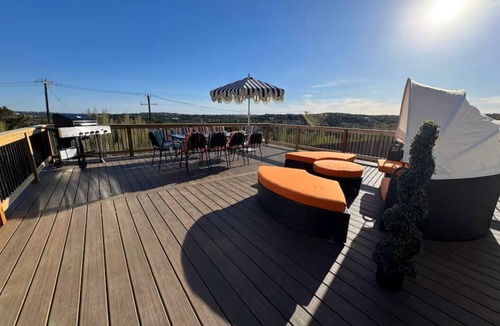 Wetmore House | Luxury Stone Oak Hilltop Views/Theater & Game Room