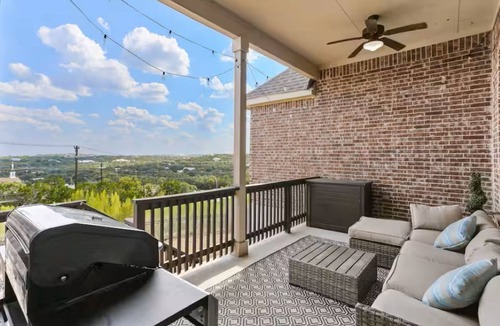 Wetmore House | Luxury Stone Oak Hilltop Views/Theater & Game Room