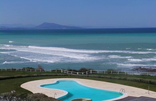 Biarritz Apartment | Luxury studio 1st line Ocean for 2 persons