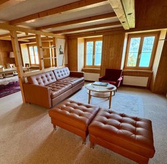Niederried bei Interlaken Ski Chalet | Luxury Swiss Chalet | Spa AC Lake View Interlaken