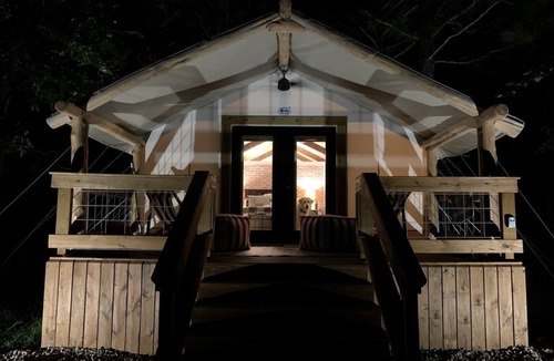 Golden RV Rental | Luxury Tent Rental Perfect for Glamping in Oklahoma