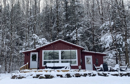 Arkville House | Luxury Tiny Home Ski Cabin with Barrel Sauna Room!