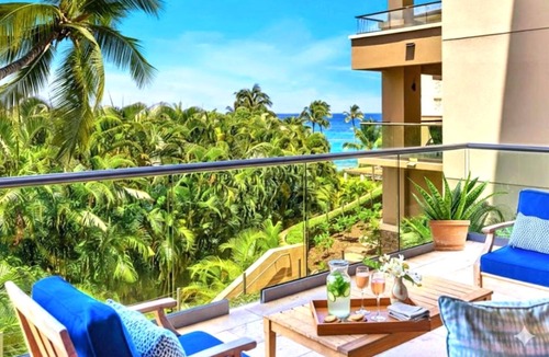 Montage Kapalua Bay Condo | Luxury Villa at The Resort at Kapalua Bay | Private Lanai, Spa, and BBQ. Rental Car Included | MON-5203 by KBM