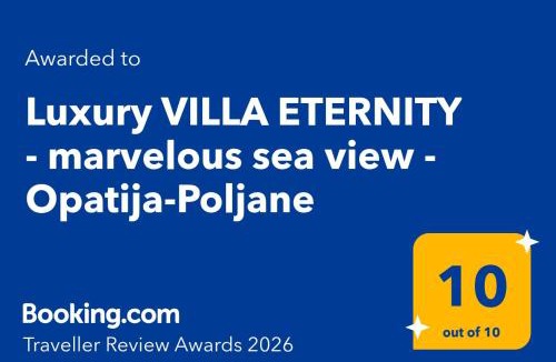 Poljane Villa | Luxury VILLA ETERNITY - marvelous sea view - Opatija-Poljane