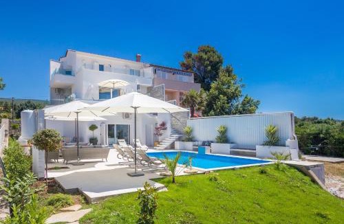 Punat Villa | Luxury villa Punat with pool with sea view , 50m from the beach by WiiBuk