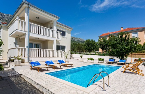 Kastel Sucurac Villa | Luxury Villa With Pool, Gym, Bicycles And Beautiful Sea View