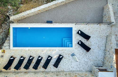 Zaostrog Villa | Luxury villa with private pool. Sea view, space for 8 people