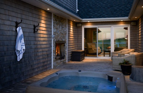French River House | Luxury Water View Home With 2 Living Spaces Hot Tub & Access To River