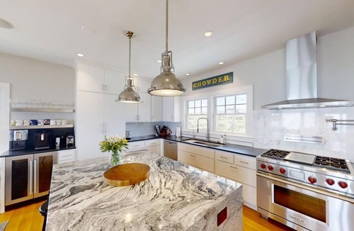 Dennis House | Luxury Waterfront Home with Private Beach on Cape Cod Bay