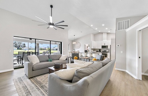 Pebble Beach House | Luxury Waterfront Getaway w/Heated Pool, Office Space & Beach Access