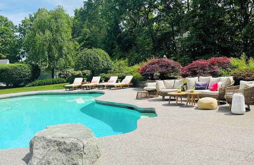 Mansfield House | Luxury World Cup Escape–Beautiful home w/Pool & Hot Tub - 9 miles from Gillette!