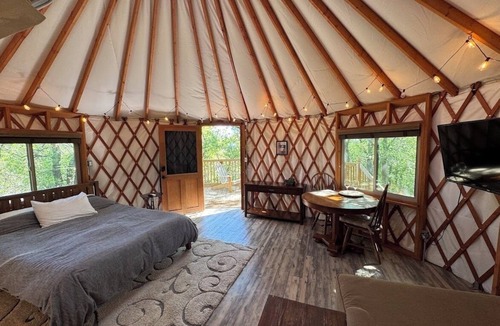 Mineral Wells Cabin | Luxury Yurt in Mineral Wells