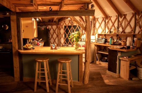 New Haven House | Luxury Yurt Rental Hidden in the Forest near Bristol, Vermont