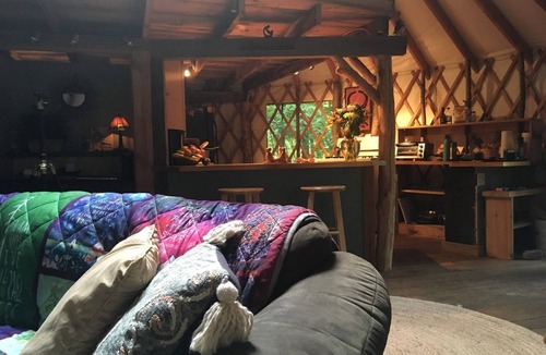 New Haven House | Luxury Yurt Rental Hidden in the Forest near Bristol, Vermont