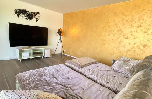 Gummenen Apartment | Luxusloft mit warmem Outdoor Whirlpool