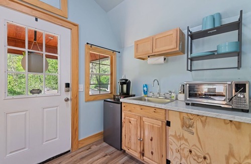 Cullowhee Cabin | Lying Fishermen Tiny Home Cabin by the River near WCU